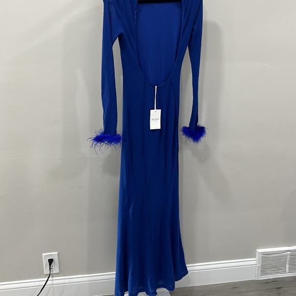 RUNAWAY the label RAMONI MAXI DRESS SAPPHIRE - Picture 8 of 13